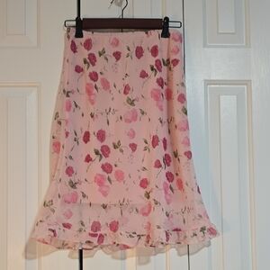Floral Pink Women's Skirt
